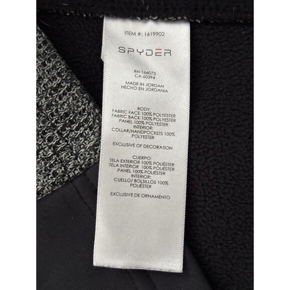 Spyder Men's Pullover with Black and Gray Panels - Picture 6 of 8